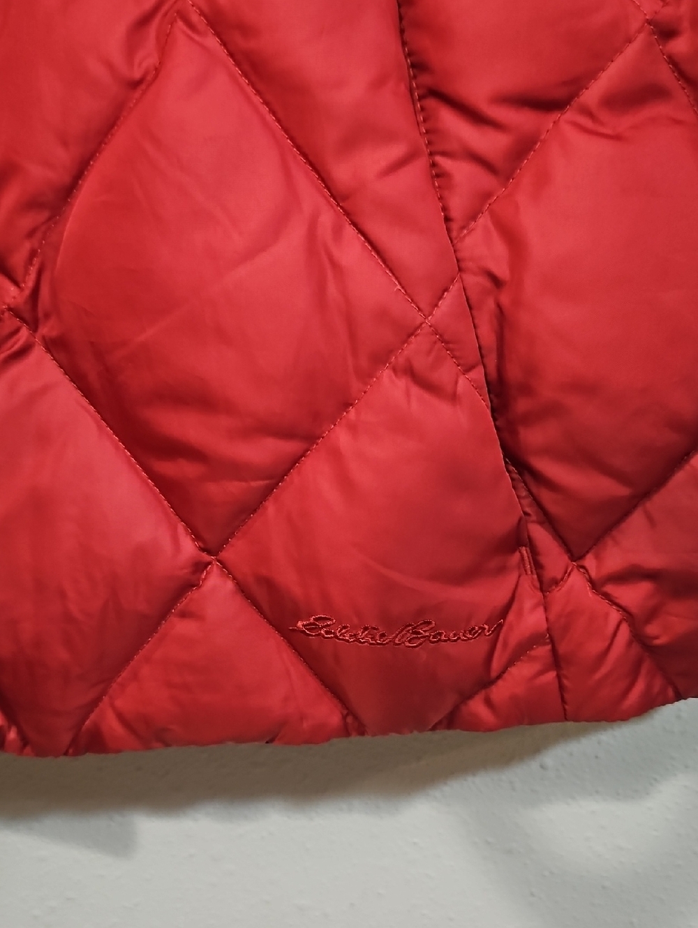 Eddie Bauer Goose Down Quilted Vest - Picture 4 of 9